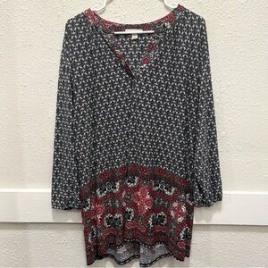 CB Established 1962 Black and Red Women's Tunic Top Size 2X